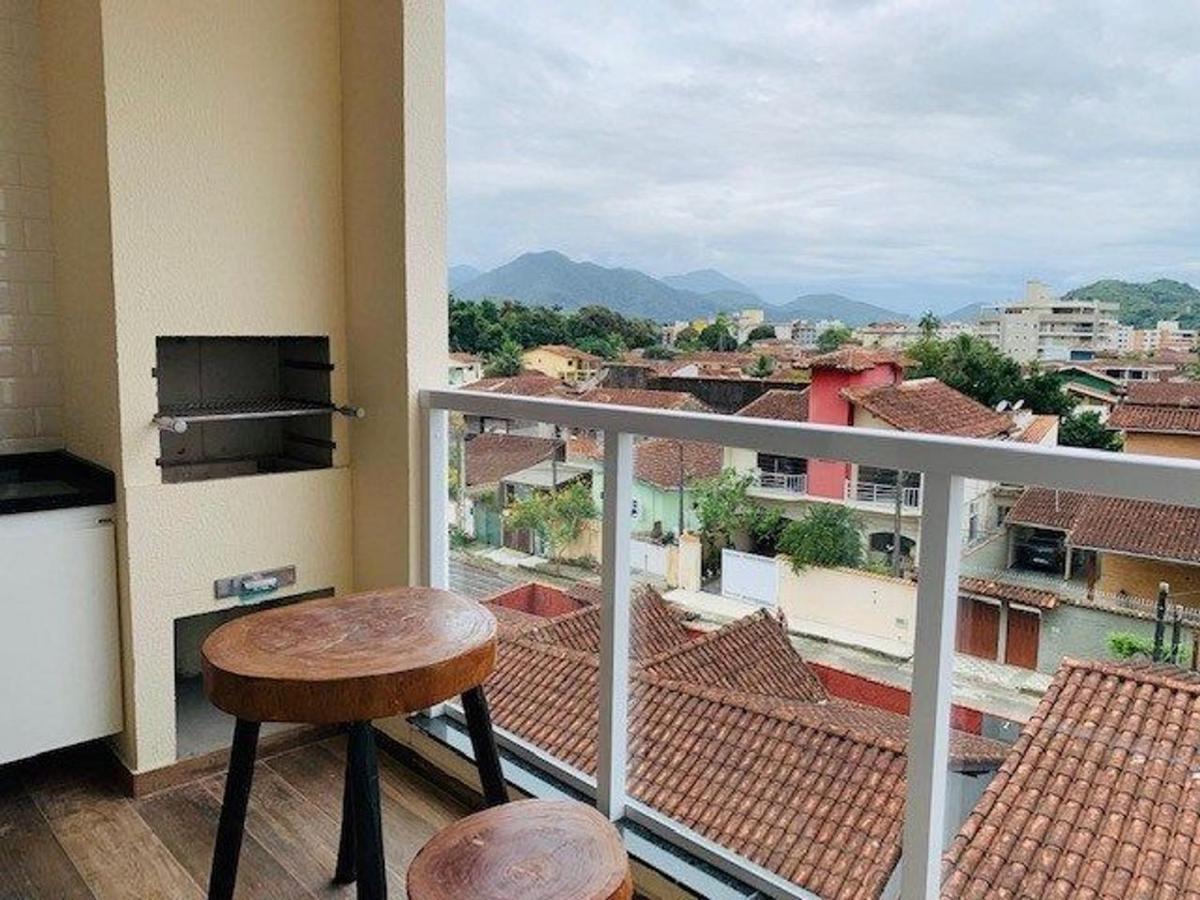 Apto Excelente C/Ar, Varanda Gourmet E Piscina Ubatuba Exterior foto